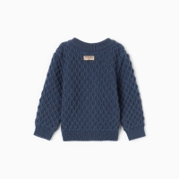 Джемпер детский вязаный MINAKU, цвет синий, рост 74-80 см