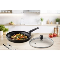 Сковорода с крышкой Easy Plus 04237926, 26 см