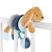 Растяжка - спираль мягкая с погремушкой &laquo;Зайчик Пуша&raquo;, Крошка Я