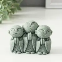 Сувенир песчаник "Статуя Дзидзо" 3,8х9,5х6,7 см