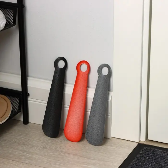 Ложка для обуви Solomon, 20 см, толщина 1 мм, металл, МИКС