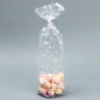 Пакет подарочный новогодний с жёстким дном &laquo;Новогодний серпантин&raquo;, 6 х 8 х 30 см