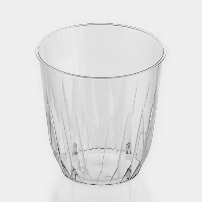 Стакан пластиковый одноразовый &laquo;Баккара&raquo;, 200 мл, прозрачный