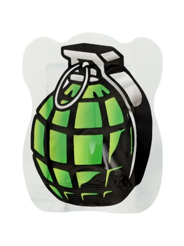 Прикол бомбочка &laquo;Граната&raquo;, 9,5 &times; 7 &times; 1 см, цвета МИКС