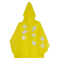 Дождевик &laquo;Молния&raquo; со светоотражающими наклейками, рост 120-160 см