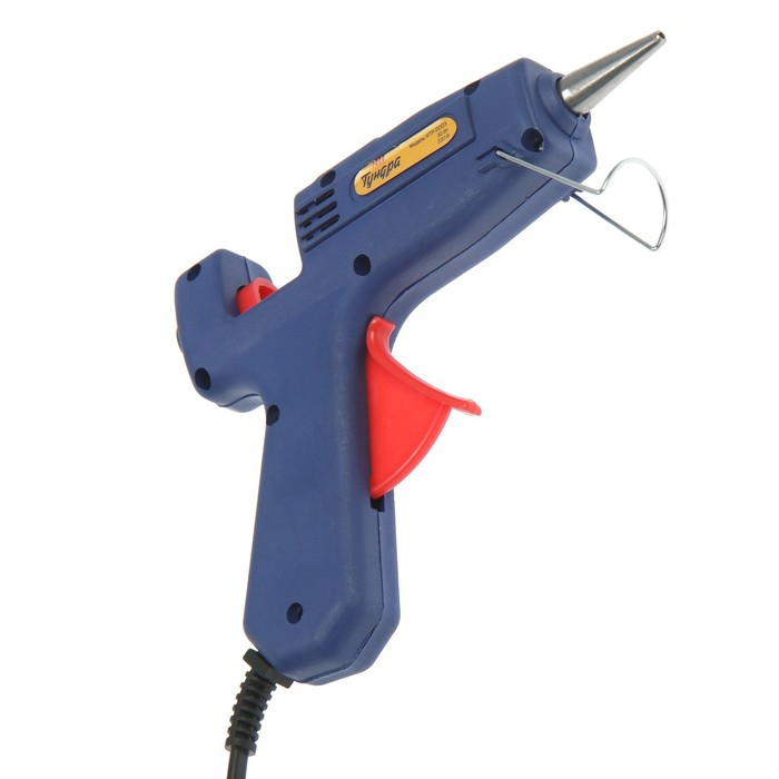 Клеевой пистолет ТУНДРА, 30 Вт, 220 В, выключатель, индикатор, антикапля, шнур 1.2 м, 7 мм Клеевой пистолет ТУНДРА, 30 Вт, 220 В, выключатель, индикатор, антикапля, шнур 1.2 м, 7 мм