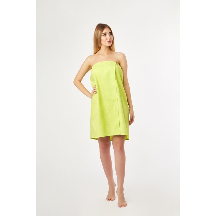 Полотенце для бани Экономь и Я «Парео» 80х144 см, салатовый 100% хл, 200 гр/м2 Полотенце для бани Экономь и Я «Парео» 80х144 см, салатовый 100% хл, 200 гр/м2