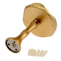 Крючок для штор CAPPIO KS036, d=9.5 мм, цвет золото, 2 шт