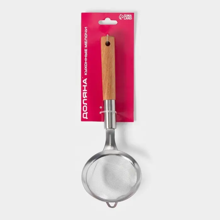 Сито - дуршлаг с ручкой Доляна &laquo;Валдай&raquo;, d=8,8 см, нержавеющая сталь