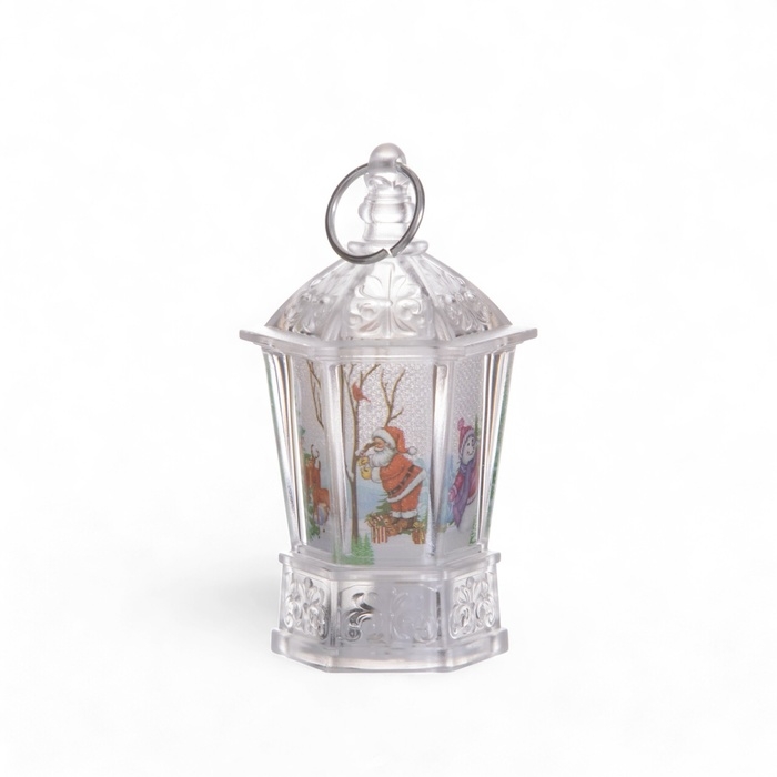 Светильник &laquo;Снеговик и олени&raquo; 3хLR44 4х4х9см