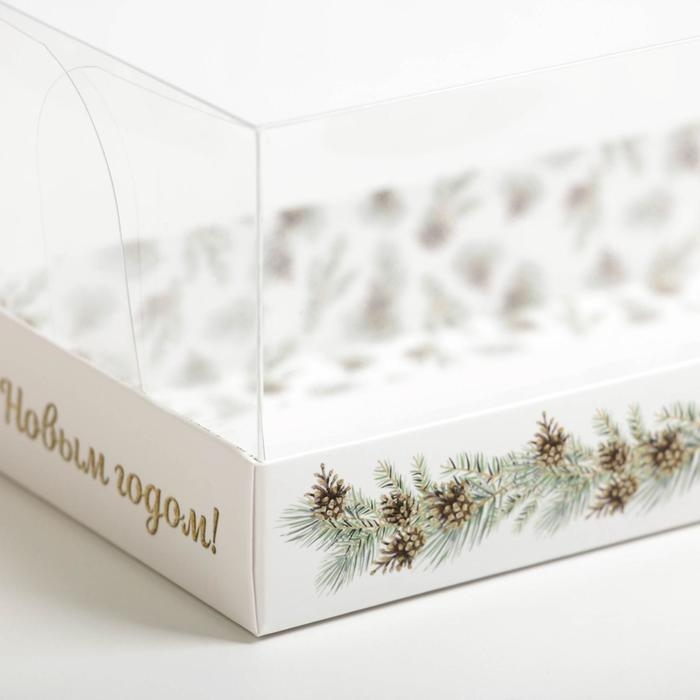 Коробка для десерта &laquo;Snow&raquo;, 26, 2 х 8 х 9,7 см, Новый год