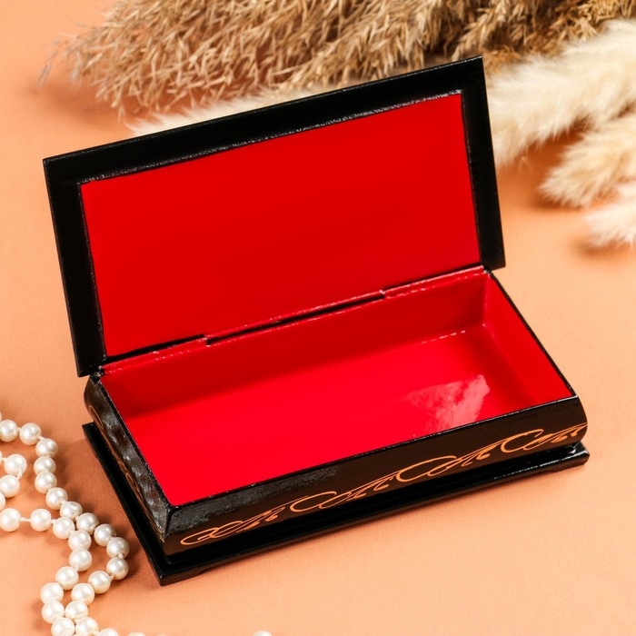 Шкатулка - купюрница &laquo;Игривые ангелочки&raquo;, 8,5&times;17 см, лаковая миниатюра