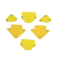 Набор магнитных угольников для сварки ТУНДРА, 30,45,60,75,90,135&deg;, усилие 4 и 11 кг, 6 шт.