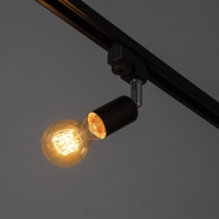 Светильник трековый "Спот" Е27 40Вт черный 3,5х5,5х15см