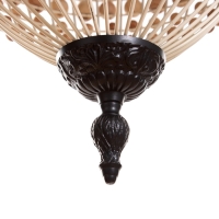 Светильник потолочный "Юлий" коричневый/чёрный 1х40Вт, Е27, 37х37х70 см Светильник потолочный "Юлий" коричневый/чёрный 1х40Вт, Е27, 37х37х70 см