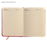Ежедневник недатированный А6, 120 листов в линейку, обложка пвх, МИКС Ежедневник недатированный А6, 120 листов в линейку, обложка пвх, МИКС