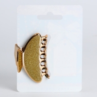 Краб для волос новогодний &laquo;Верь в чудеса&raquo;, на Новый год, 4 х 6,4 см