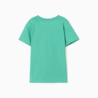 Футболка для мальчика, цвет зелёный, рост 128