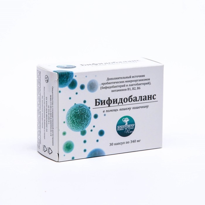 Бифидобаланс Алфит, 30 капсул Бифидобаланс Алфит, 30 капсул