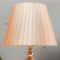 Настольная лампа "Алфи" Е27 40Вт золото 28х28х46 см Настольная лампа "Алфи" Е27 40Вт золото 28х28х46 см