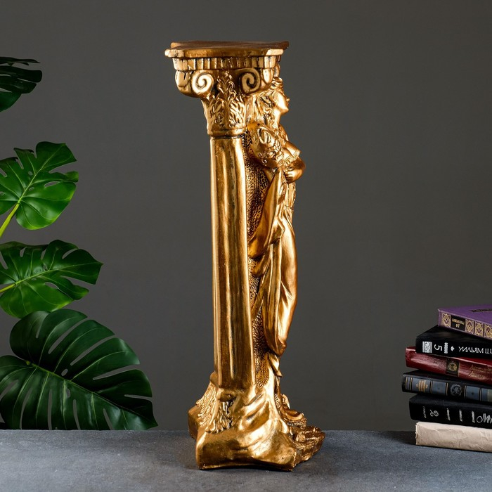 Колонна Колонна "С девушкой" бронза 67см