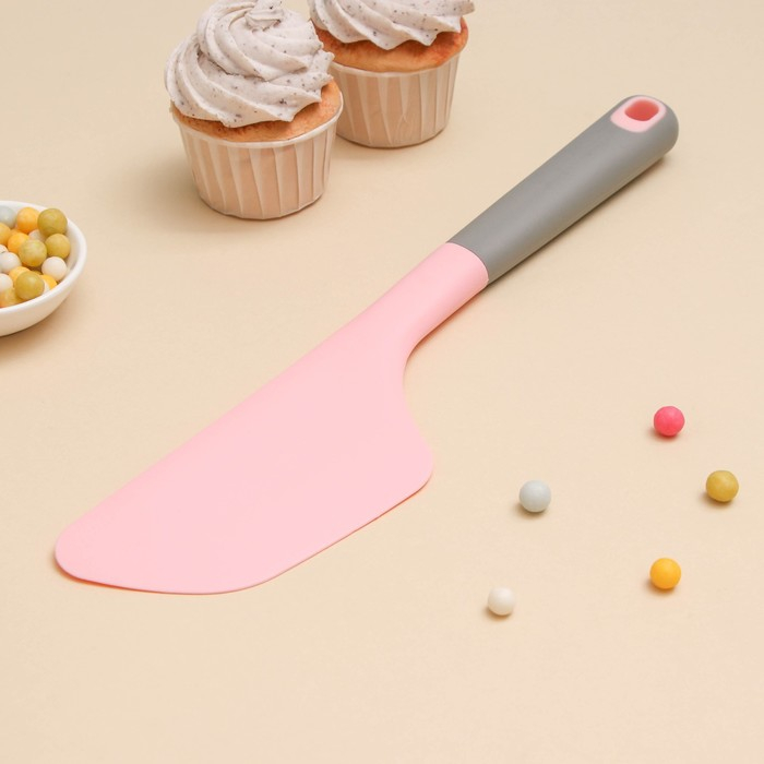 Шпатель кондитерский Доляна &laquo;Честер&raquo;, 34&times;7,5&times;2 см, цвет МИКС