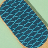 Пилка для ног &laquo;BAMBOO&raquo;, наждачная, двусторонняя, с подвесом, 18 см, бамбуковая