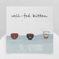 Серьги акрил &laquo;Коты&raquo; забавные, цвет бежево-коричневый