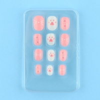 Детские накладные ногти &laquo;Милый котенок&raquo;, 12 шт