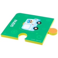 Мягкий пазл для малышей &laquo;Веселый транспорт&raquo;, 16 деталей, Крошка Я