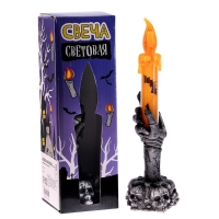 Хэллоуин. Свеча светодиодная &laquo;Ужас&raquo;