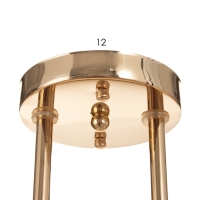 Люстра потолочная Люси 2хE27 40Вт Золото Люстра потолочная Люси 2хE27 40Вт Золото