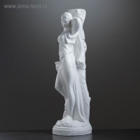 Фигура с кашпо "Гречанка большая" белый, 0,9 л / 40х88х30см Фигура с кашпо "Гречанка большая" белый, 0,9 л / 40х88х30см