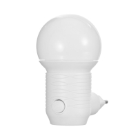 Ночник "Шар" LED 1Вт белый 4,5х6,5х9,5 см RISALUX Ночник "Шар" LED 1Вт белый 4,5х6,5х9,5 см RISALUX