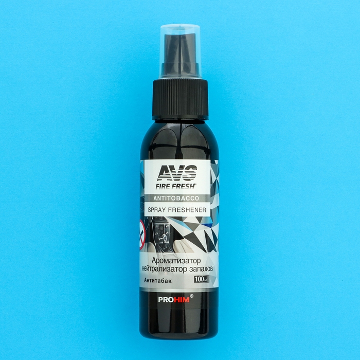 Ароматизатор AVS AFS-017 Stop Smell, антитабак, спрей, 100 мл Ароматизатор AVS AFS-017 Stop Smell, антитабак, спрей, 100 мл