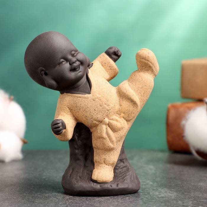 Фигурка Фигурка "Будда каратист", 7х9 см, МИКС