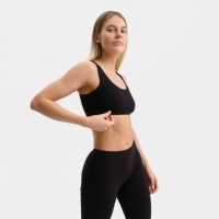 Бюстье (топ) женский, цвет чёрный, размер 42