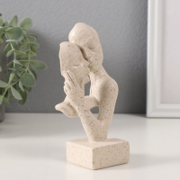 Сувенир полистоун бюст "Влюблённые" белый в крапинку 7,5х5х14,5 см Сувенир полистоун бюст "Влюблённые" белый в крапинку 7,5х5х14,5 см