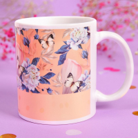 Подарочный набор &laquo;8 марта&raquo;: чай чёрный &laquo;ваниль и карамель&raquo; 50 г., кружка 300 мл.