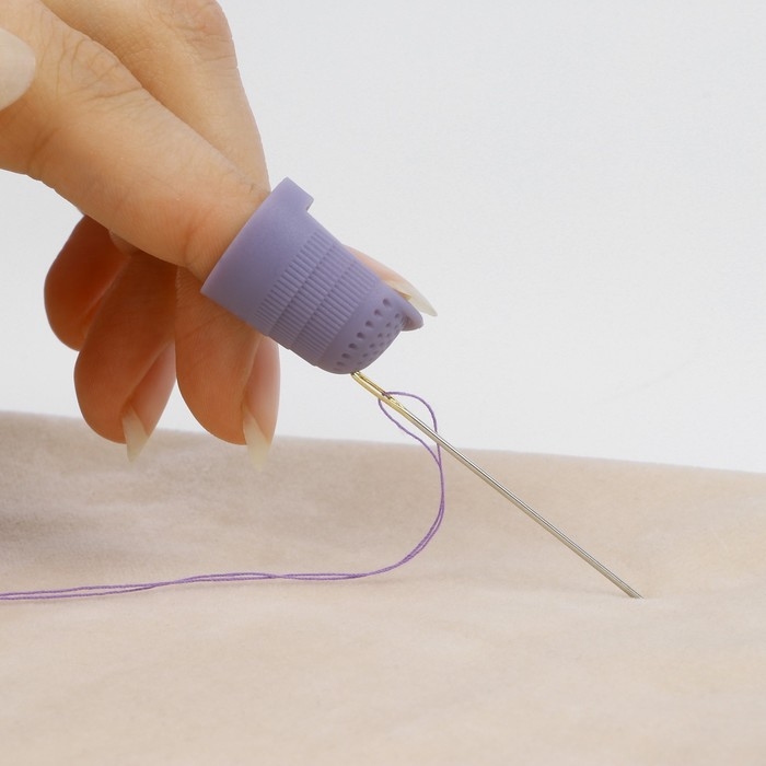 Напёрстки для длинных ногтей, 2,3 &times; 1,5 см, 5 шт, цвет МИКС