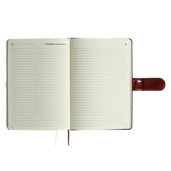 Ежедневник датированный 2024 A5 176 листов, deVENTE.Chelsea, твёрдая обложка из искусственной кожи, коричневый срез, магнитный хлястик, ляссе, кремовый блок 70 г/м2, коричневый Ежедневник датированный 2024 A5 176 листов, deVENTE.Chelsea, твёрдая обложка из искусственной кожи, коричневый срез, магнитный хлястик, ляссе, кремовый блок 70 г/м2, коричневый