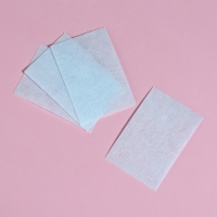 Салфетки для маникюра, безворсовые, плотные, 560 шт, 6 &times; 4 см, цвет голубой