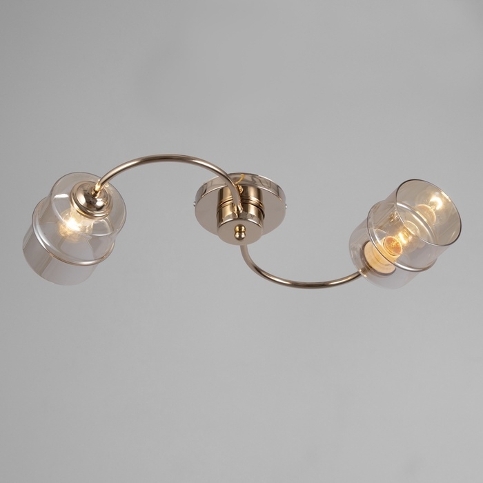 Люстра "Фокс" 2хЕ27 40Вт золото 46х20х27 см