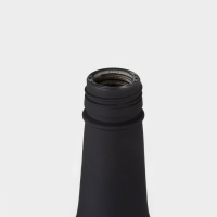 Бутылка стеклянная для соуса и масла &laquo;Золотая листва&raquo;, 750 мл, цвет чёрный