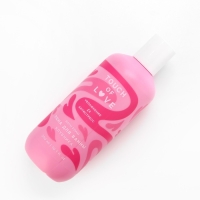 Подарочный набор косметики Just love, гель для душа, 2 х 300 мл, пена для ванны 300 мл, аромат кокоса и клубники, ЧИСТОЕ СЧАСТЬЕ