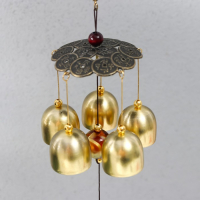 Музыка ветра металл "Слон на монетках" 5 колокольчиков 41х6 см Музыка ветра металл "Слон на монетках" 5 колокольчиков 41х6 см