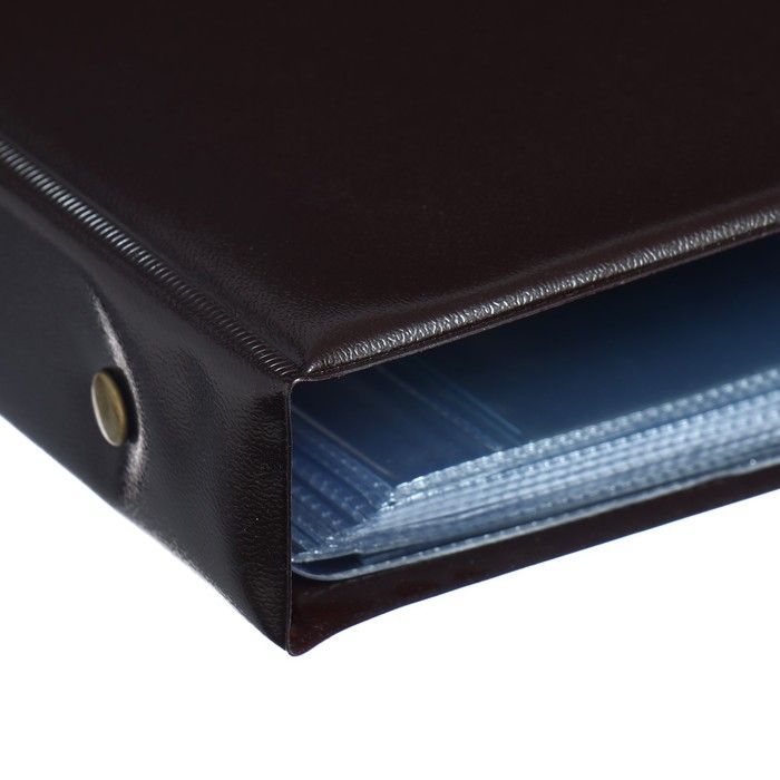 Альбом для монет Альбом для монет "Коллекция", 230 х 270 мм, Optima, 10 скользящих листов, коричневый