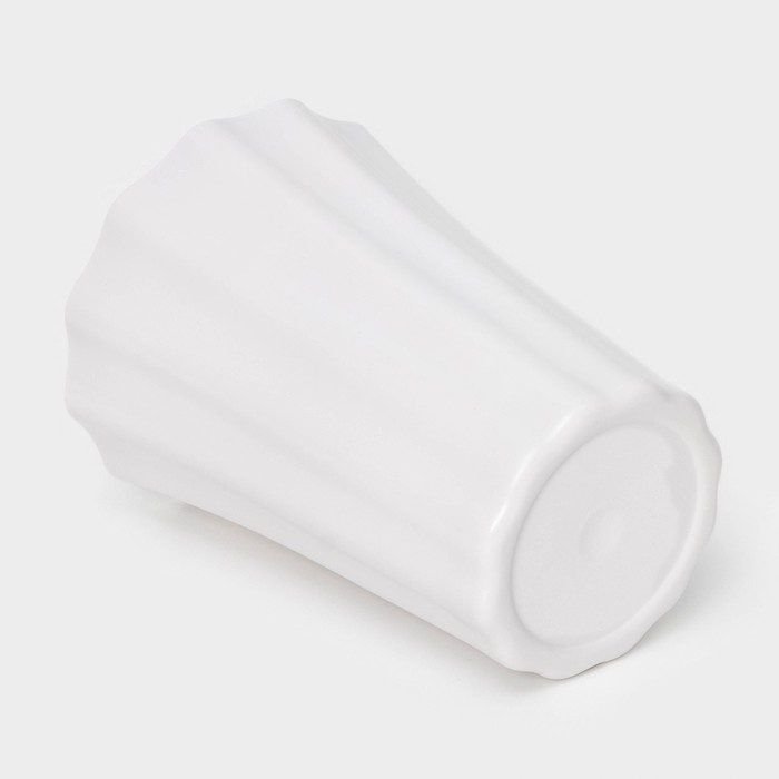 Ваза для цветов, 13,7&times;18 см, цвет белый