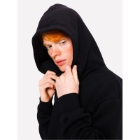 Толстовка мужская НАЧЁС, цвет чёрный, размер 56