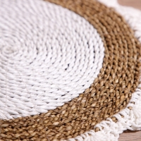Коврик плетёный круглый 35 см